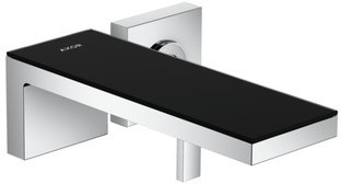 Hansgrohe MyEdition Jednouchwytowa bateria umywalkowa podtynkowa chrom/szkło czarne 47060600