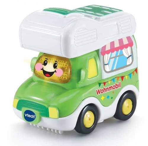 Vtech Tut Tut Baby Flitzer - samochód kempingowy - zabawka z muzyką, świecący przycisk, ekscytujące zestawy i dźwięki - dla dzieci w wieku 1-5 lat 80-548504