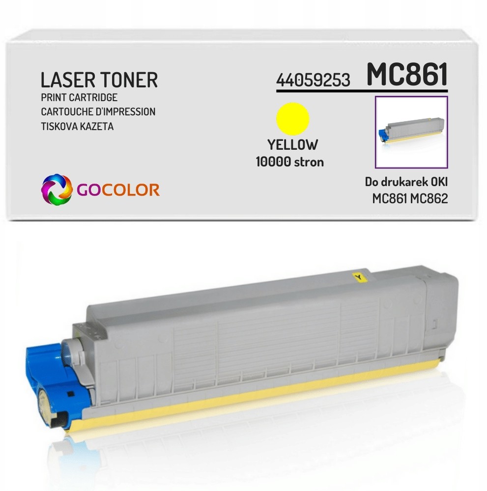 Toner do drukarki Oki MC861dn 44059253 Yellow