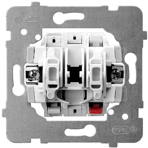 Ospel ARIA-Mechanizm-łącznika-dwugrupowego-świecznikowego-Biały-M1ŁP-2-B M1ŁP-2/B
