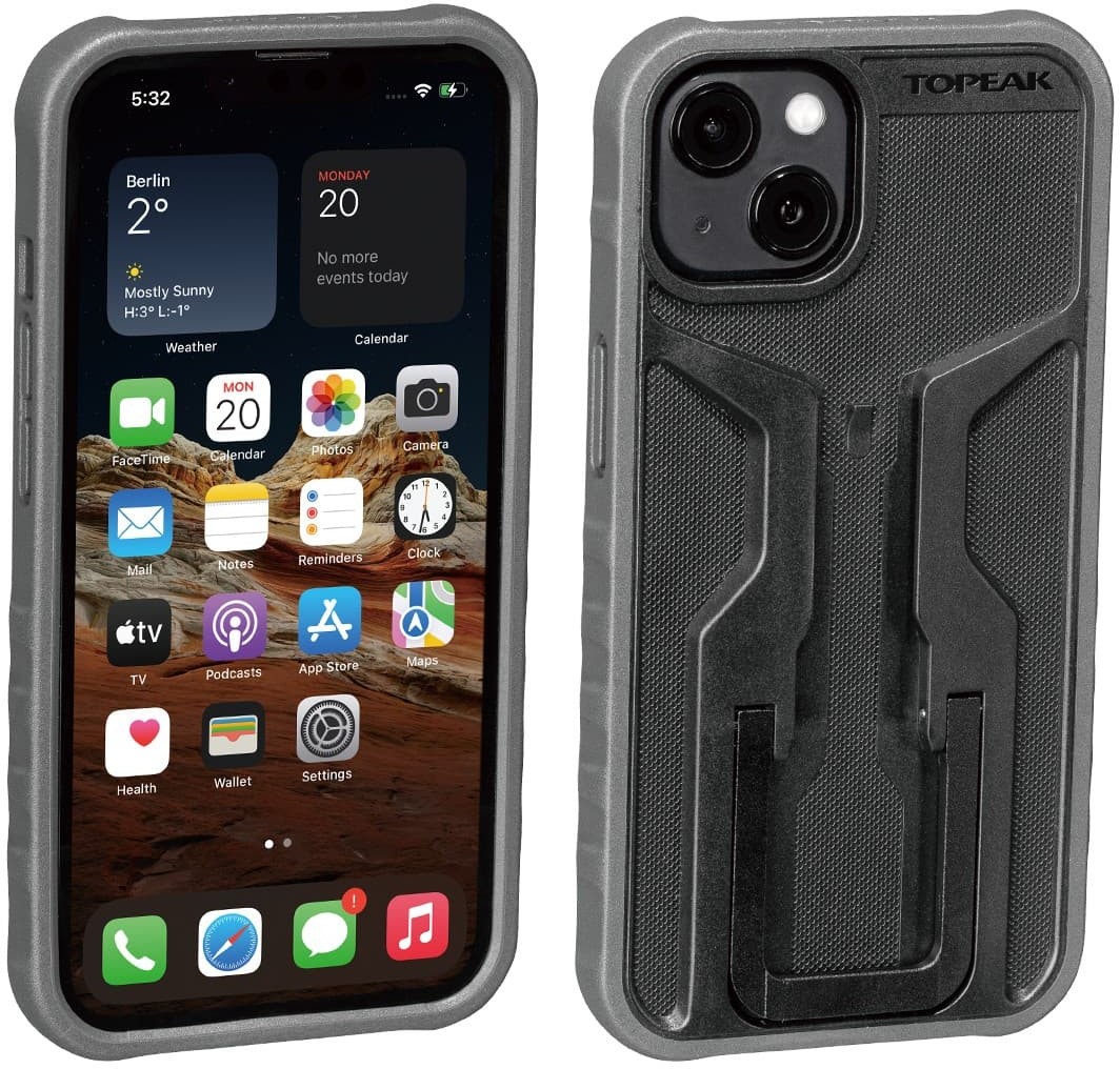 Topeak pokrowiec RIDECASE FOR iPHONE 13 BLACK/GRAY new 2022 TT9871BG