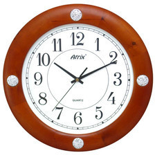 Atrix Zegar drewniany kropki #2 /325mm TW1236B