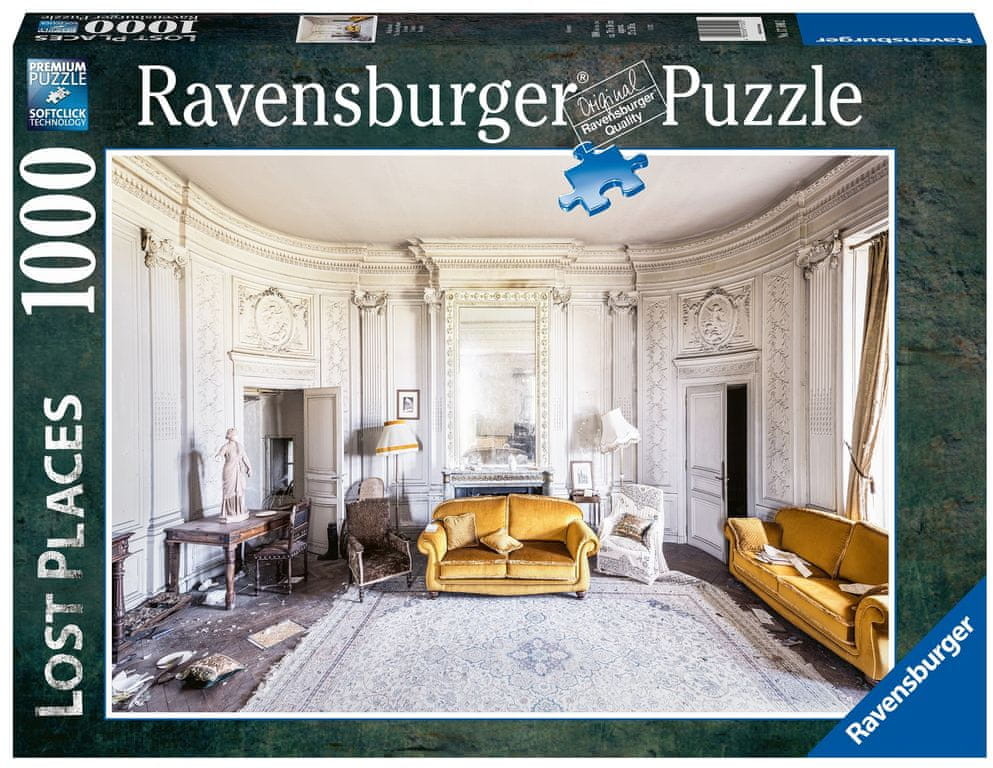 Ravensburger puzzle Opuszczone miejsca Biały pokój 1000 elementów