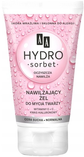 Oceanic Hydro Sorbet nawilżający żel do mycia twarzy do cery suchej i normalnej 150ml