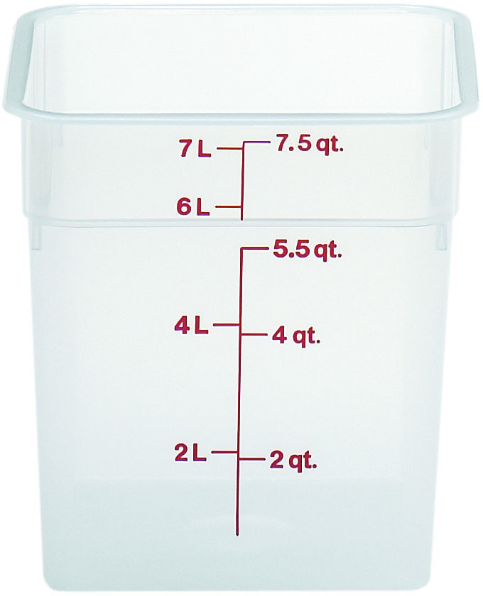 Cambro Pojemnik do żywności z polipropylenu 7,6 l | 8SFSPP 8SFSPP