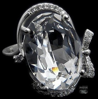 Arande Swarovski Przepiękny Pierścionek Crystal Srebro 3418184461