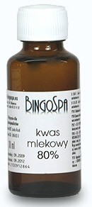 BingoSpa Kwas mlekowy 80% 30ml 1234589061