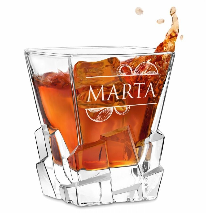 Murrano Szklanka do whisky z grawerem dla niej SZIB-013