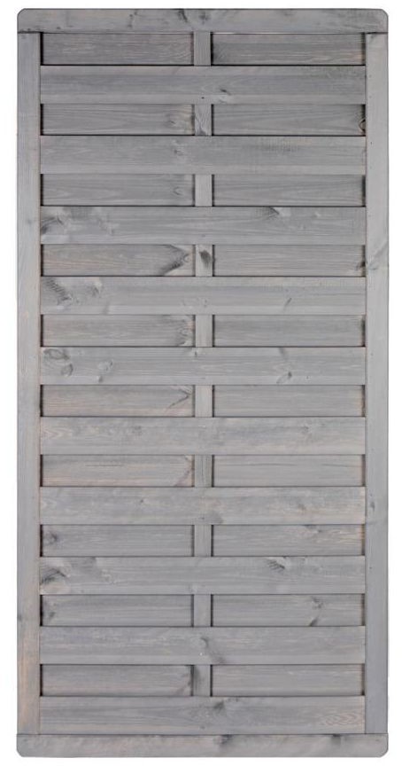 Vidaxl WERTH-HOLZ szczelny Parma 90 x 180 cm drewniany szary Werth-Holz