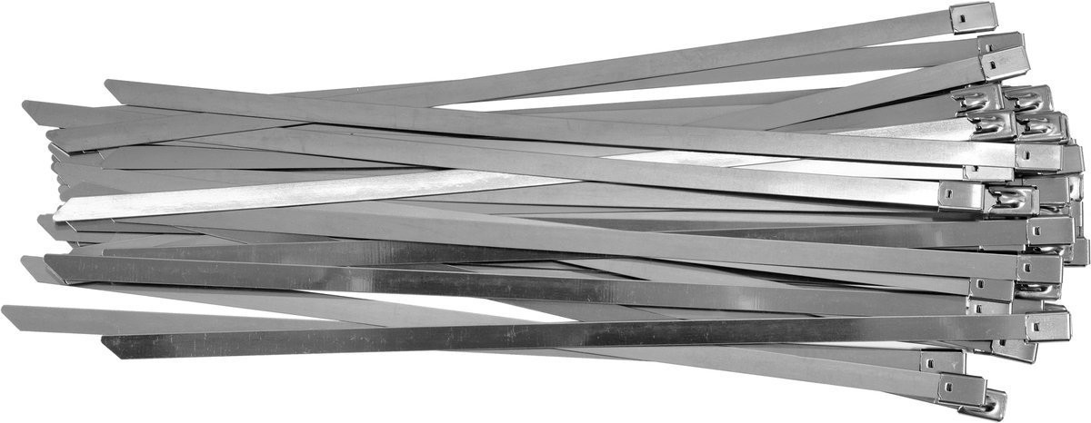 Yato OPASKI ZACISKOWE ZE STALI NIERDZEWNEJ 8.0X300MM 50SZT