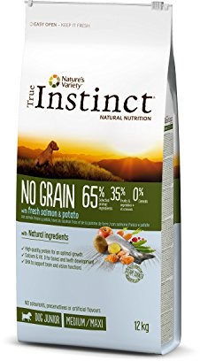 True Instinct True Instinct No Grain Medium Puppy con salm N  1990  12 kg. 922692