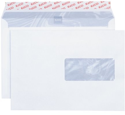ELCO Elco 62896 format koperty z okienkiem, C5, biały, 500 sztuk 62896