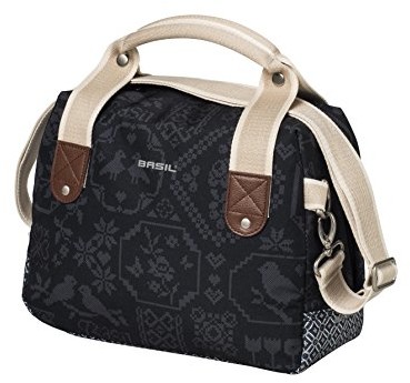 Basil bohema City Bag, torba na kierownicę, 8L, charcoal BAS17756