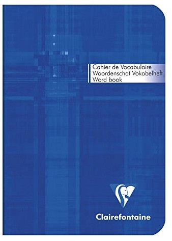 Clairefontaine Metric vokabel zeszyt, 10,5 x 14,8 cm, 64 stron, linie, różne kolory 3647C