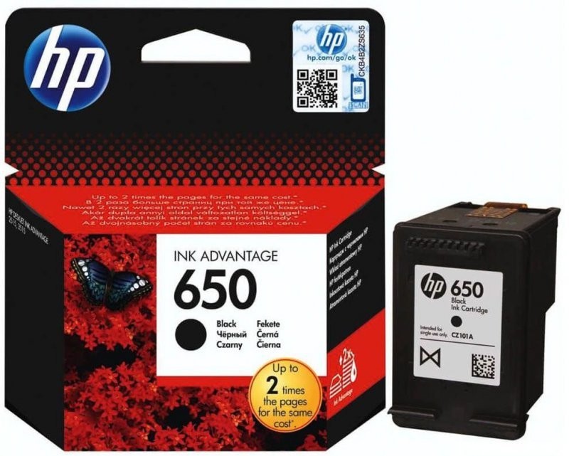 HP HP Tusz nr 650 CZ101AE Black 6,5ml
