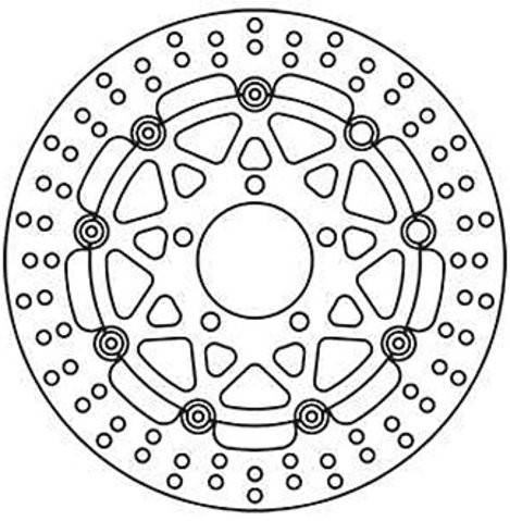 TRW Lucas Tarcza hamulcowa msw241 pływający MSW241