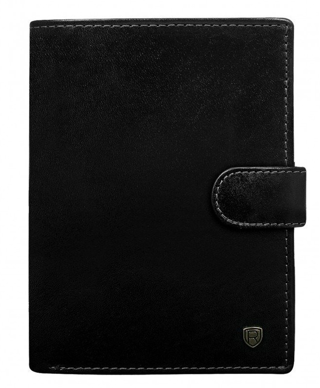 Rovicky Portfel męski skórzany N62L-RVT BLACK