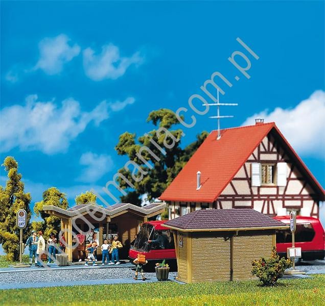 Faller Budki przystanku autobusowego 180587