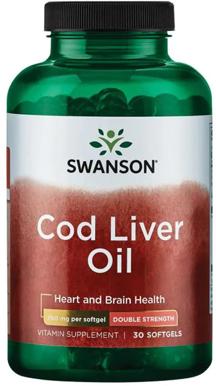SWANSON Cod Liver Oil 30caps