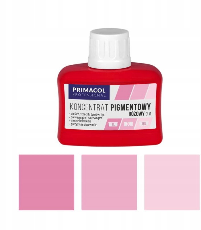 Primacol pigment do farb i tynków 80ml różowy