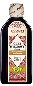 BioOil Olej Rydzowy z lnianki tłoczony na zimno nieoczyszczony 250ml