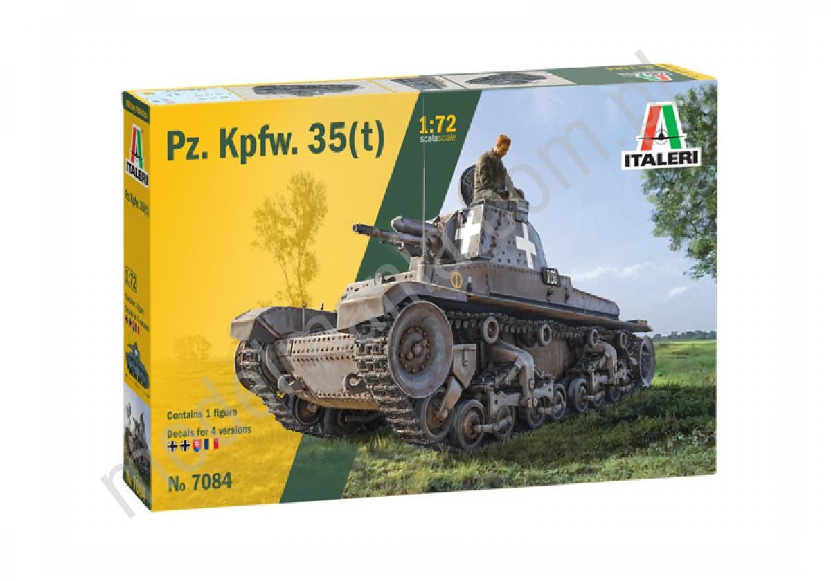 Italeri Niemiecki czołg lekki PzKpfw 35(t) 7084
