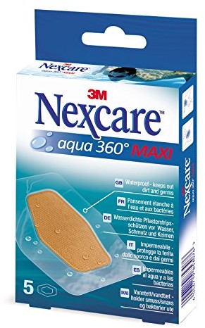 3M nexcare n1205dm Aqua plaster plaster Maxi 360 °, 5 paski YP202620818