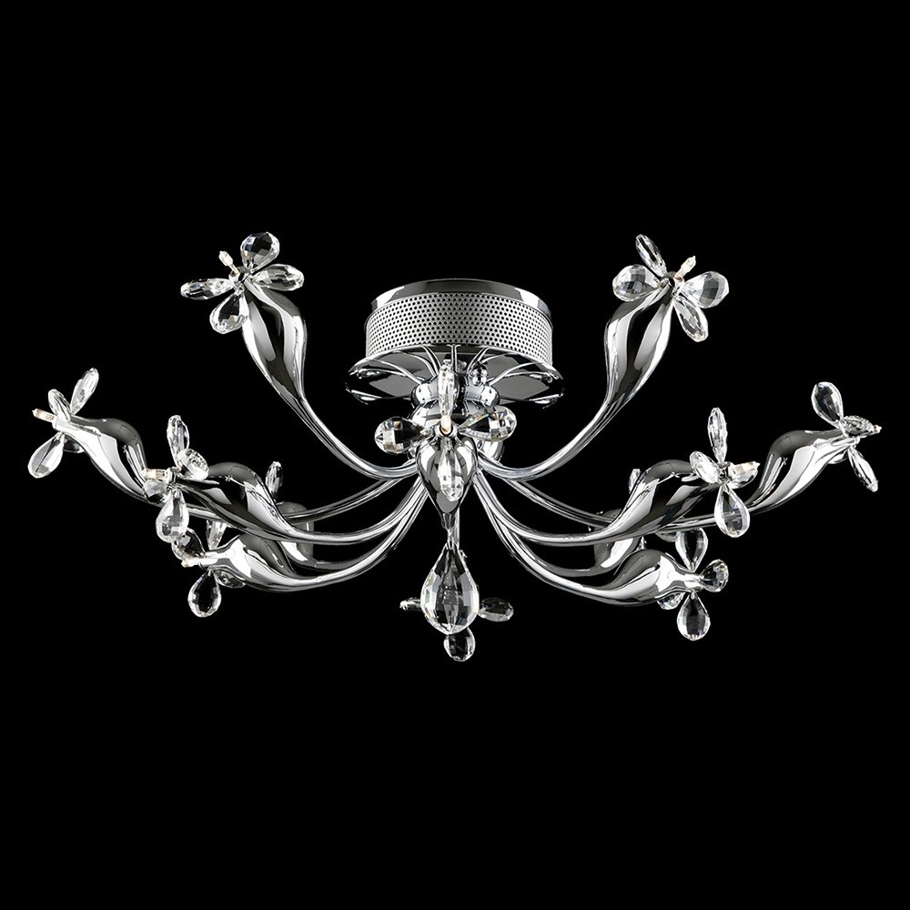 Luxera 69050 - Lampa sufitowa kryształowa SIRIUS 12xG4/20W/230V