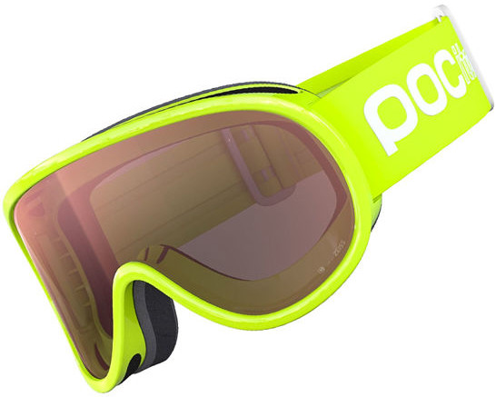 POC POCito Retina fluorescent yellow/green okulary dla dzieci na snowboardzie 89831748