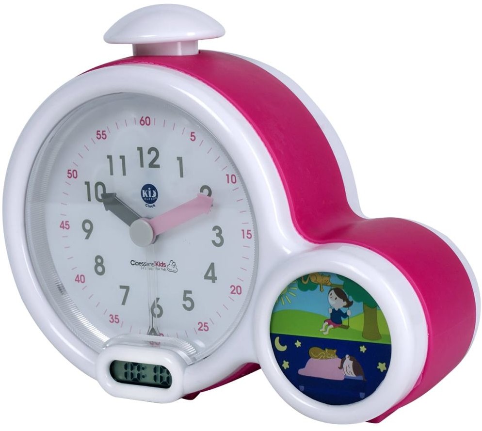 P.I.E.N Claessens'Kids Budzik i zegar do nauki pory snu Kid'Sleep, różowy 0011