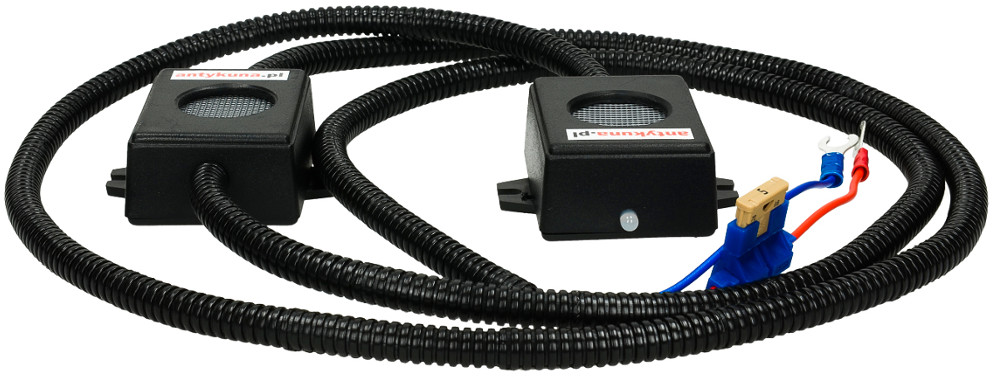Isotronic Odstraszacz kun do samochodu Podwójny Antykuna Mini 12V.