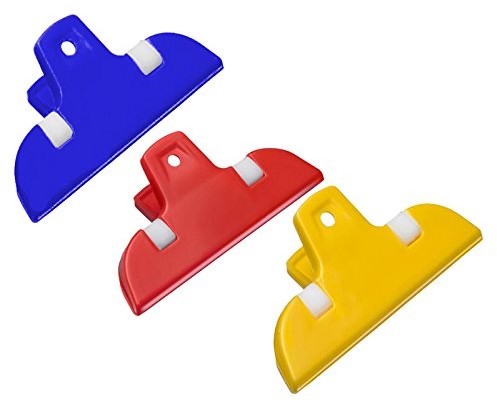 Westmark 52182230 zestaw Clips torebka herbaty prasa ABS Niebieski/czerwony/żółty 7 x 3,5 x 2,3 cm 3-częściowy 52182230