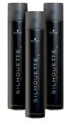 Schwarzkopf Professional Silhouette bardzo mocny lakier do włosów wielopak 3x750ml