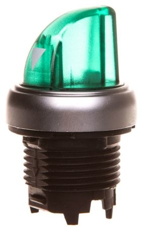 Lovato electric Sp. z o.o. Napęd przełącznika 3 położeniowy zielony z podświetleniem z samopowrotem LPCSL1313