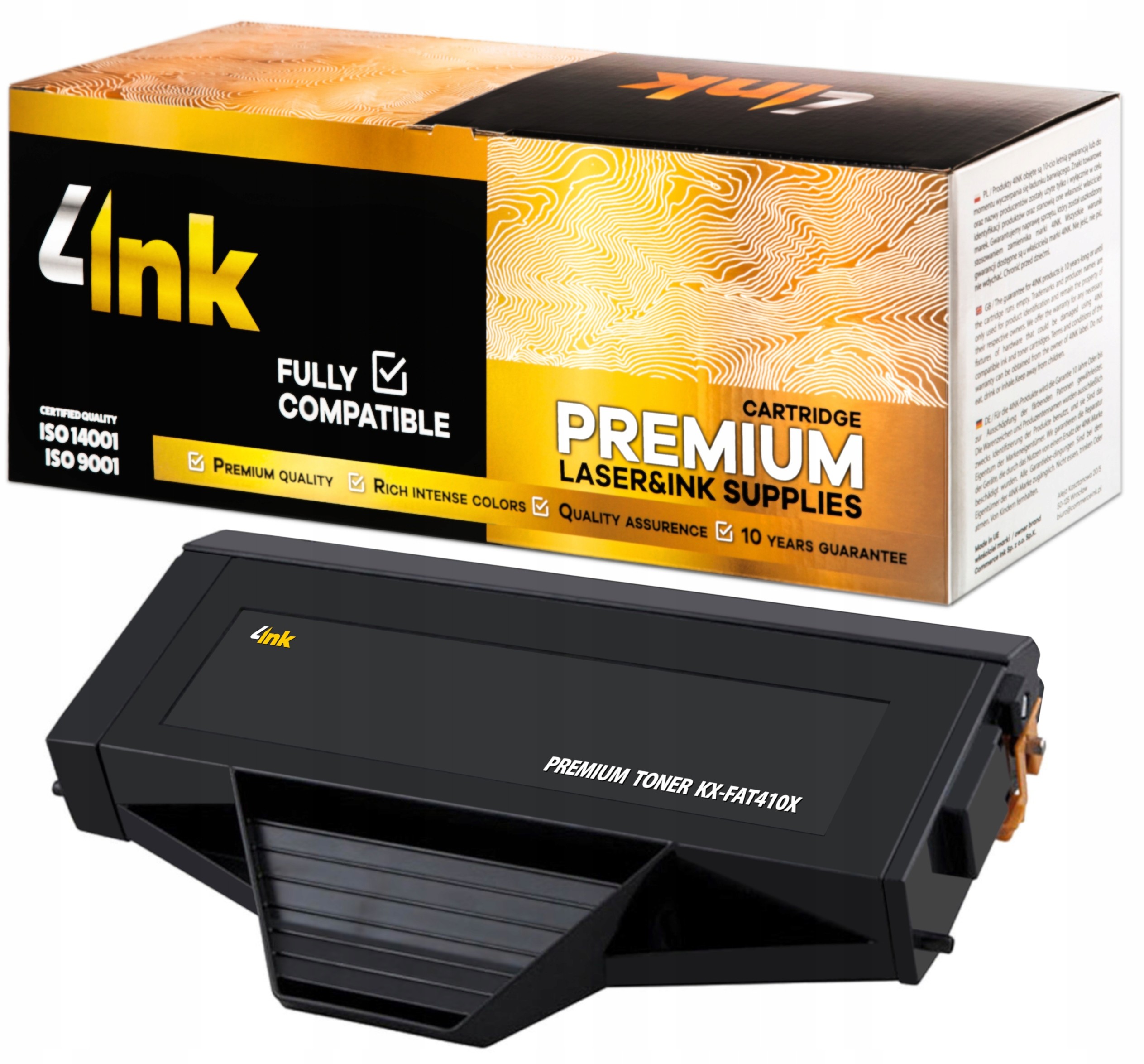 Toner KX-FAT410X Do Panasonic KX-MB1500 KX-MB1520