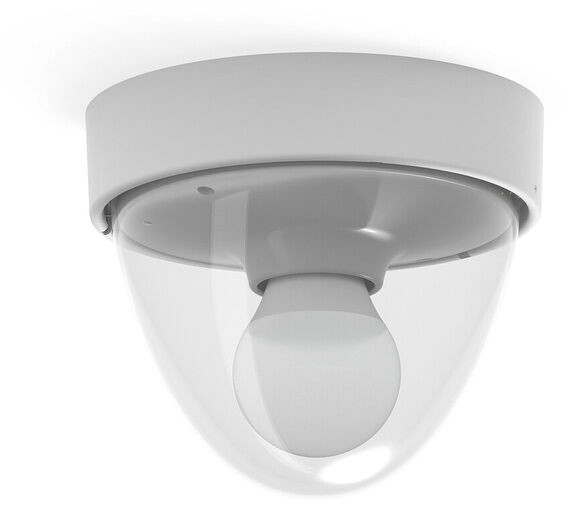 Nowodvorski Lampa sufitowa i ścienna NOOK SENSOR na e27 10W IP44 wys. 15cm biały 7971