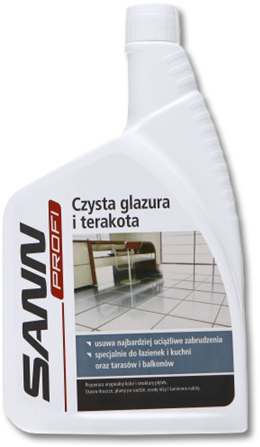 SANN PROFI rodek Czyszczcy Czysta Glazura I Terakota  1l/ GAT 1 (PS-082)