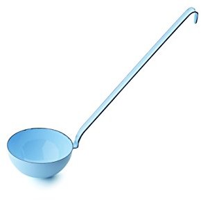 Riess Chochla emaliowana niebieska 9 cm Classic Pastell 0309-006