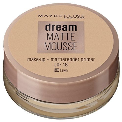 Maybelline New York Makeup Matowy Miękki Pielęgnacja Włosów 40 / Makijaż w odcieniach skóry o matowym wykończeniu, 1 x 18 ml B04505