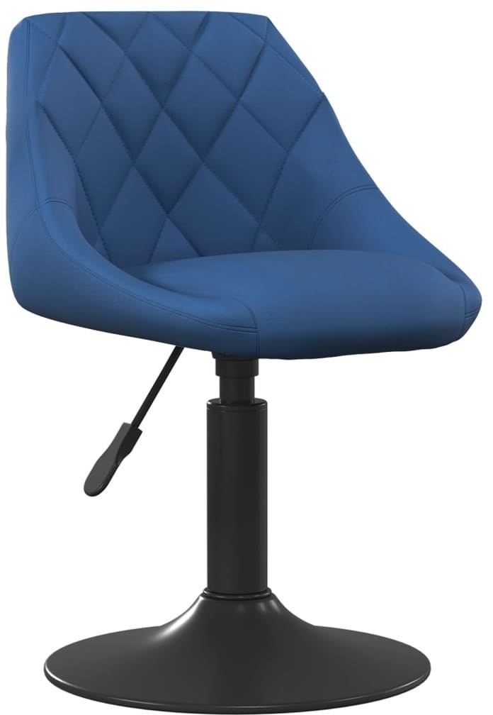 vidaXL Lumarko Stołek barowy, niebieski, obity aksamitem 335320
