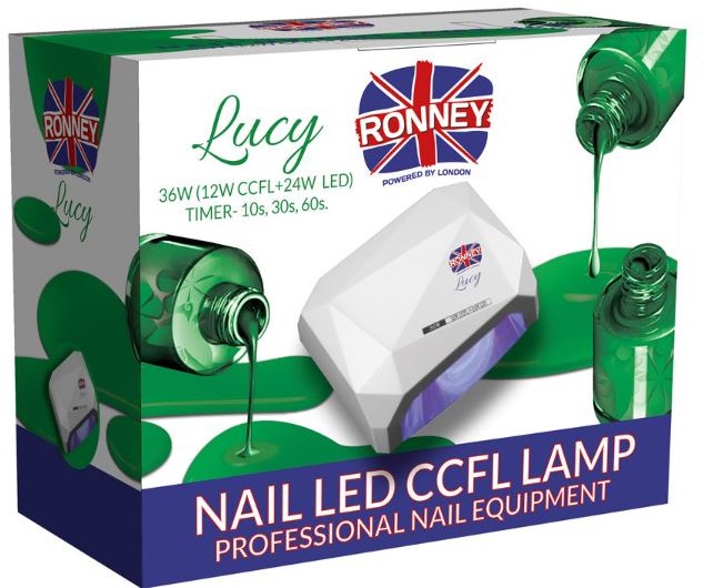 ronney RONNEY LUCY Profesjonalna lampa do paznocki CCFL + LED 38W (GY-LCL-021) - CZARNA