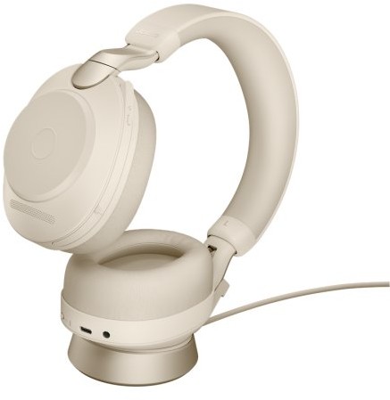 Jabra Evolve2 85 Link380a UC Stereo Stand Beige (28599-989-988)