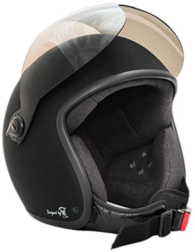 Bores bores Bogo 1 Jet rowerowy z wizjerem Designed by GENSLER, CE-EN1077 Sport badania bez ECE, czarna matowa, rozmiar 2 X L 60 _ 61 cm BG1SM2XL