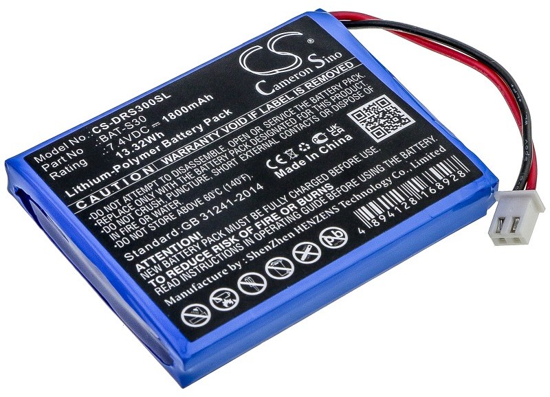 Cameron Sino Deviser S30 BAT-S30 1800mAh 13.32Wh Li-Polymer 7.4V Cameron Sino)