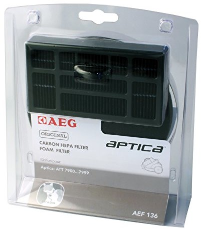 AEG aef136 zestaw filtrów, 1 filtr higieniczny, 1 filtr silnika, do AEG aptica higieny, Att 79, Vampyr T10 9001669127