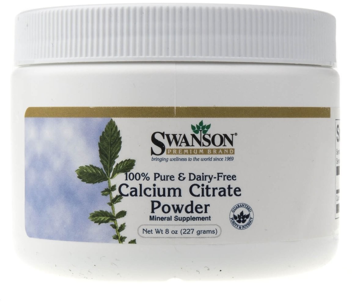 SWANSON Cytrynian wapnia w proszku 227 g