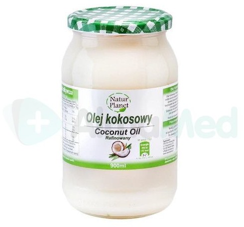 Natur Planet Olej Kokosowy Rafinowany - 900 ml