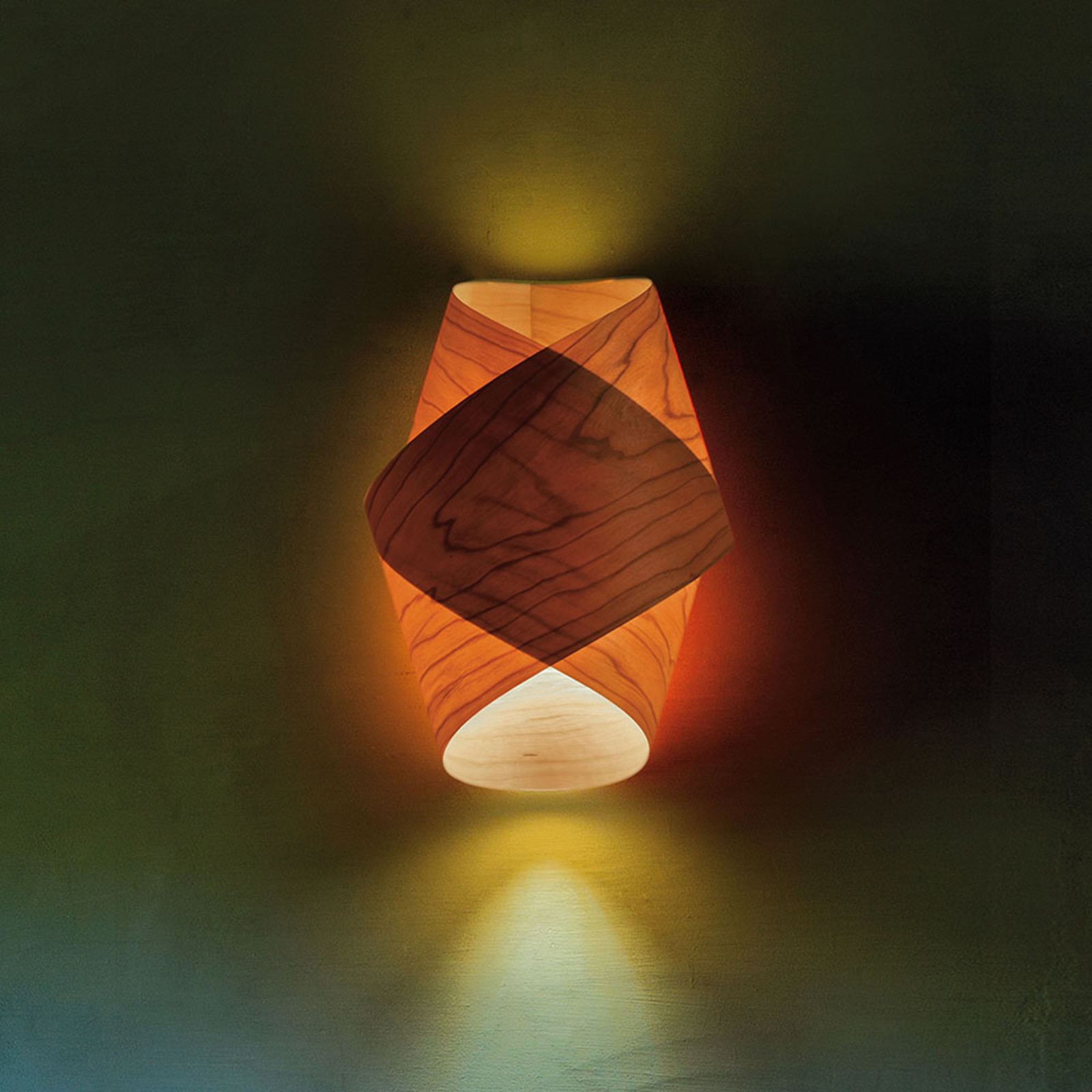 LZF LAMPS LZF Orbit kinkiet wiśnia naturalna