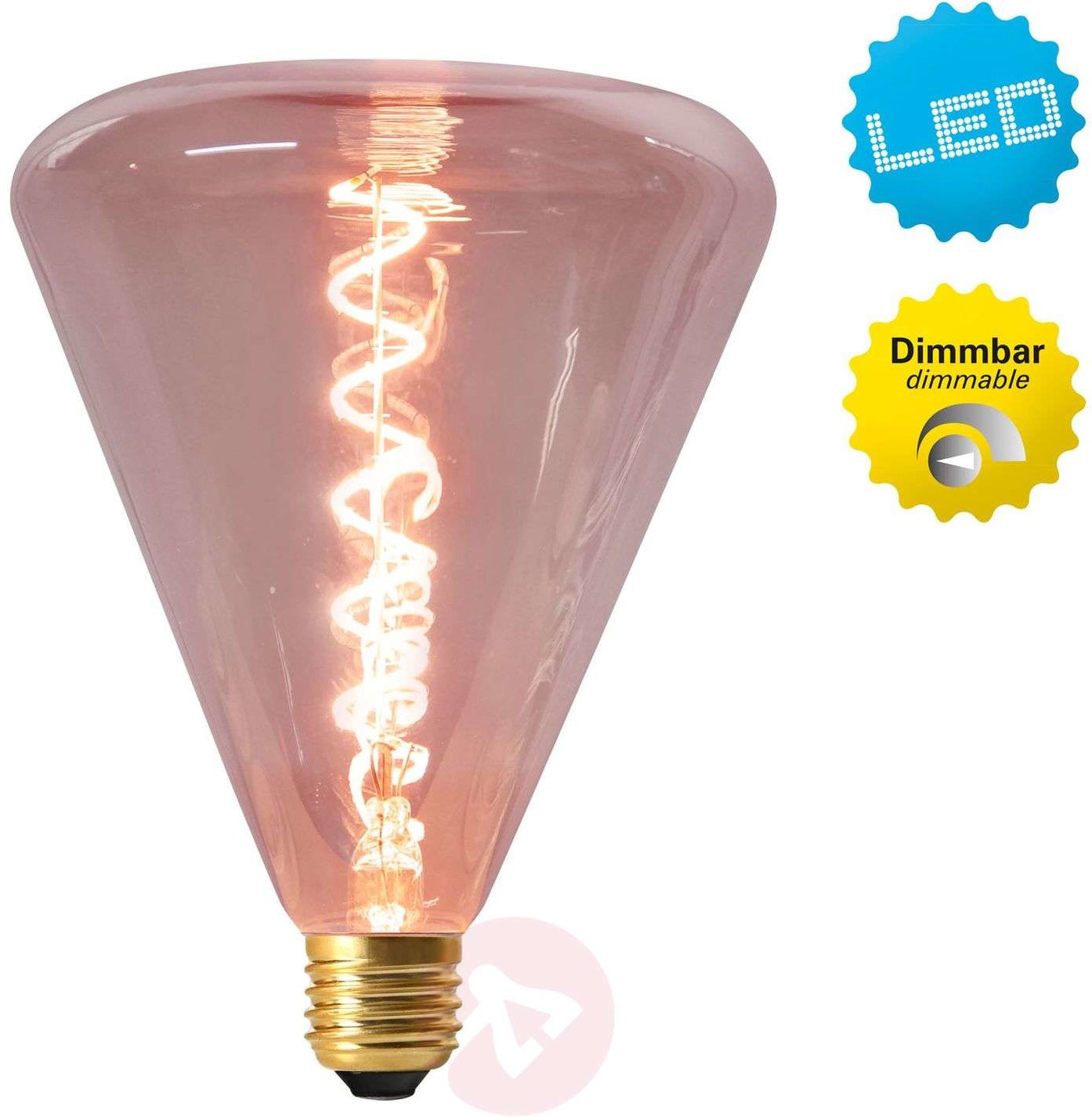 Näve Żarówka LED Dilly E27 4W 2 200 K czerwona barwa