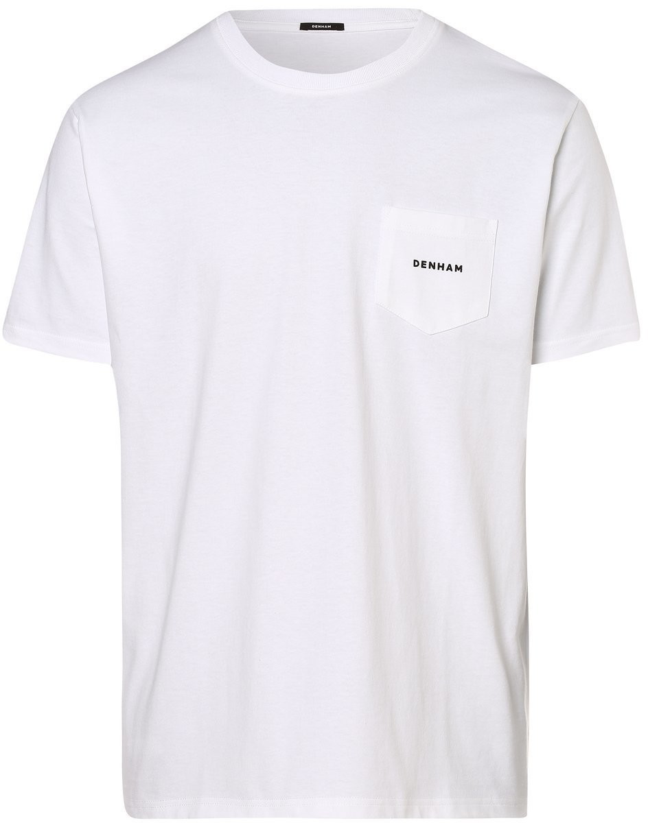 Denham T-shirt męski, biały